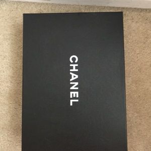 Chanel shoe box & 2 dust bags
